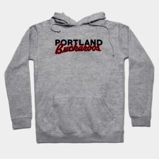 Defunct Portland Buckaroos Hockey Hoodie